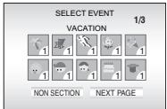 JVC GZ-MG47E - Select [CHANGE EVENT REG.]. - 2
