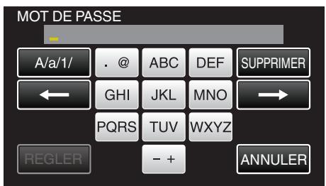JVC GZ-EX215BEU - Régler le mot de passer (PARAM. DE SURV. EXT.) - 5