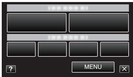 JVC GZ-EX215BEU - Appuyez sur "MENU". - 2