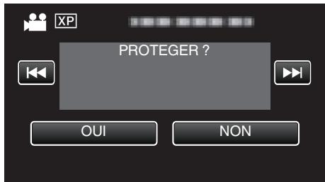 JVC GZ-EX215BEU - Protégé/Annuler la protection du fichier actuellement affché - 3