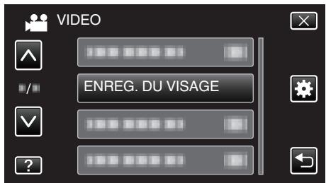 JVC GZ-EX215BEU - Annuler (Supprimer) l'information du visage enregistrée - 3