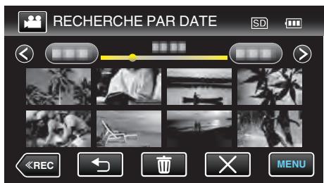 JVC GZ-EX215BEU - Rechercher une photo/photographique par date - 4