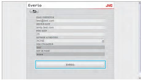 JVC GZ-EX215BEU - Pour modifier (ou supprimer) un enregistrement “POINTS D'ACCES” - 13