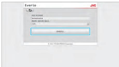 JVC GZ-EX215BEU - Pour modifier (ou supprimer) un enregistrement “POINTS D'ACCES” - 9