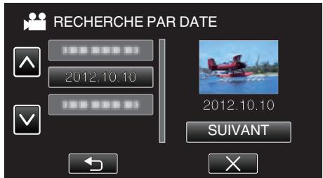 JVC GZ-EX215BEU - Rechercher une photo/photographique par date - 3