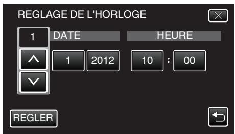 JVC GZ-EX215BEU - Reglez la date et l'heure. - 1
