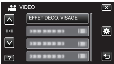 JVC GZ-EX215BEU - Enregisterr avec des décorations sur le visage - 4