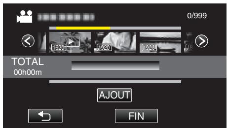 JVC GZ-EX215BEU - Tapez "AJOUT" et insérez l'image video. - 1