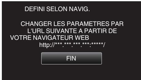 JVC GZ-EX215BEU - Faire des réglages sur laamera à partir d'un navigateur Web - 6