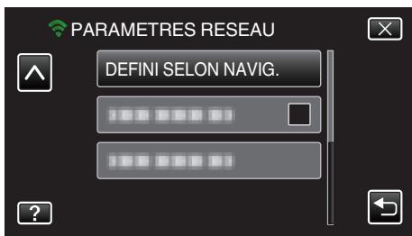 JVC GZ-EX215BEU - Faire des réglages sur laamera à partir d'un navigateur Web - 4