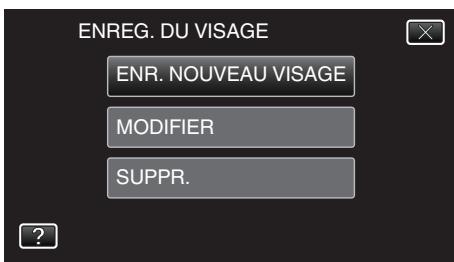 JVC GZ-EX215BEU - Tapez sur "ENR. NOUVEAU VISAGE". - 1