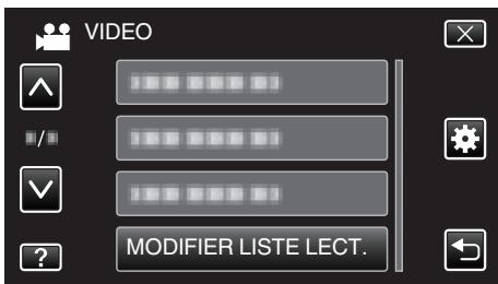 JVC GZ-EX215BEU - Supprimer des listedes de lecture - 4