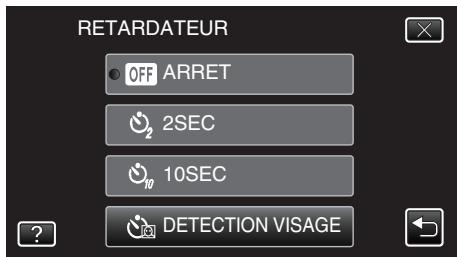 JVC GZ-EX215BEU - Utilisation du retardateur à détention de visages - 5