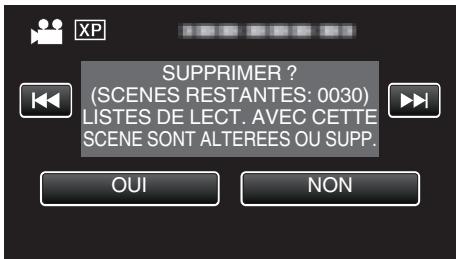 JVC GZ-EX215BEU - Appuyez sur "OUI". - 1