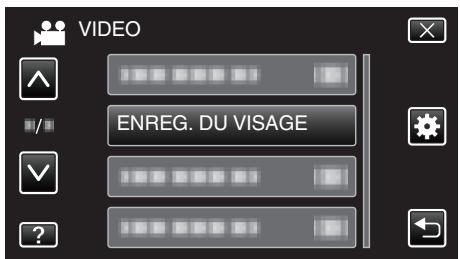 JVC GZ-EX215BEU - Tapez sur "ENREG. DU VISAGE". - 1