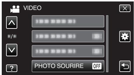 JVC GZ-EX215BEU - Appuyez sur "PHOTO SOURIRE". - 1