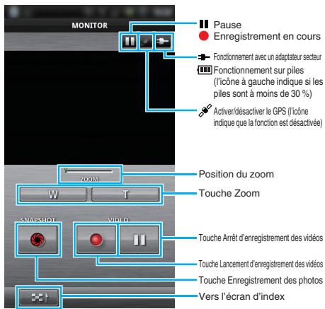 JVC GZ-EX215BEU - Écran d'enregistrement - 1