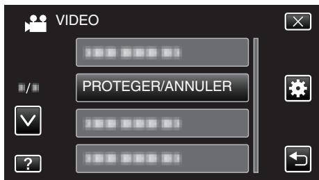 JVC GZ-EX215BEU - Protégé/Annuler la protection du fichier actuellement affché - 2