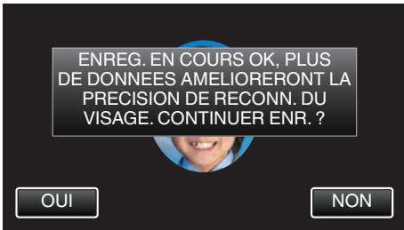 JVC GZ-EX215BEU - Tapez sur "OUI" pour continuer l'enregistrement. - 1