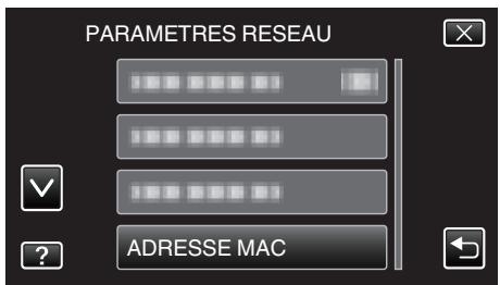 JVC GZ-EX215BEU - Vérification de l'adresse MAC de cetteamera - 4