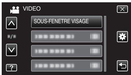 JVC GZ-EX215BEU - Enregistrer tout en affichant une vue agrandie d'un visage enregistré (SOUS-FENETRE VISAGE) - 4