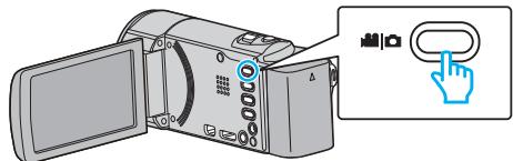 JVC GZ-EX215BEU - Ouvrez l'écran LCD. - 1