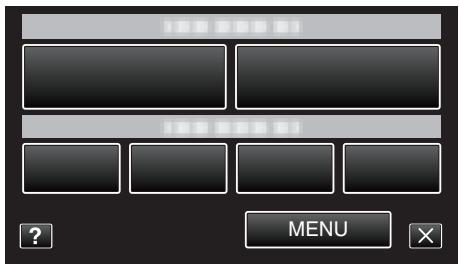 JVC GZ-EX215BEU - Tapez "MENU". (Passéz à l'étépe 4.) - 1