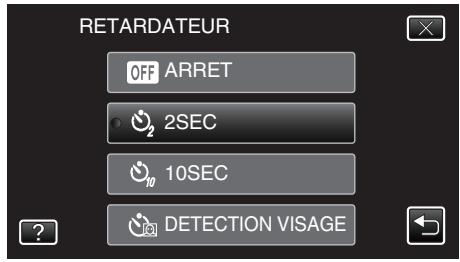 JVC GZ-EX215BEU - Utilisation du retardateur à 2-/10 secondes - 5