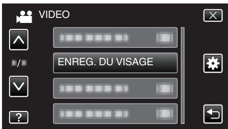 JVC GZ-EX215BEU - Modifier l'information du visage enregistrée - 3