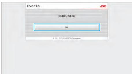 JVC GZ-EX215BEU - Cliquez sur "OK". - 1