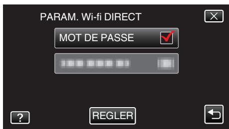 JVC GZ-EX215BEU - Régler le mot de passer (VISUALISATION DIRECT) - 5