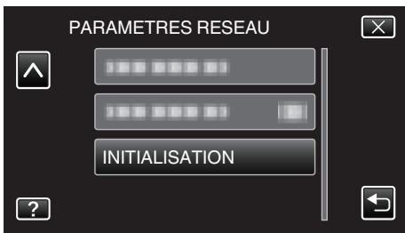 JVC GZ-EX215BEU - Initialiser des réglages du réseau - 4
