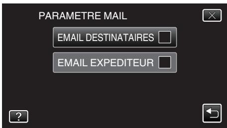JVC GZ-EX215BEU - Enregistrer l'adresse de courrier électronique du destinataire - 5
