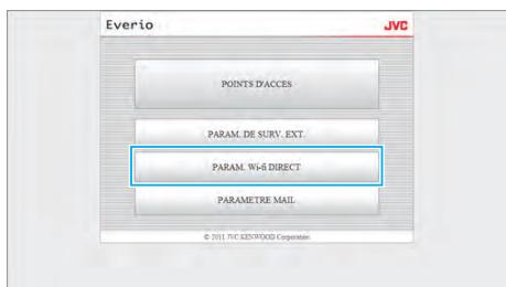 JVC GZ-EX215BEU - Pour modifier (ou supprimer) un enregistrement “POINTS D'ACCES” - 8