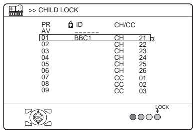 JVC LT-32A61BU - Press the OK button - 1