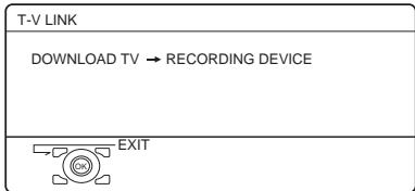 JVC LT-32A61BU - Press the OK button to display the T-V LINK menu - 1