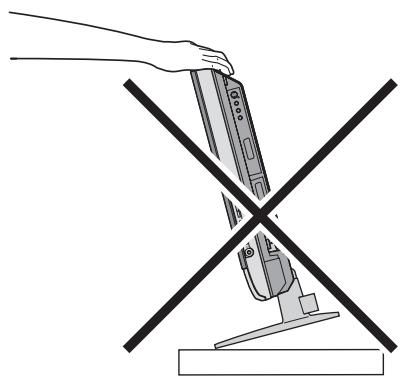 JVC LT-26C31SUE - WARNING - 2