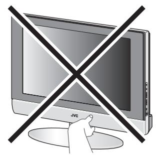 JVC LT-26C31SUE - WARNING - 1