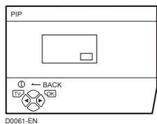 JVC LT-26C31SUE - Press the / buttons to choose PIP. Then press the OK button - 1