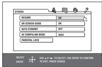 JVC XV-C5SL - About the Preference display - 4