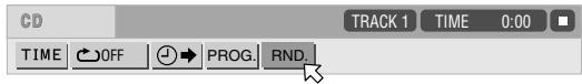 JVC XV-C5SL - Press ◀/▶ to move 📋 to RND. Screen example for Audio CD - 1