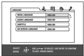 JVC XV-C5SL - About the Preference display - 1