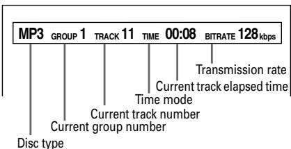 JVC XV-S300BK - Disc/time information - 2