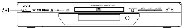 JVC XV-S300BK - Turning on/off the unit - 2