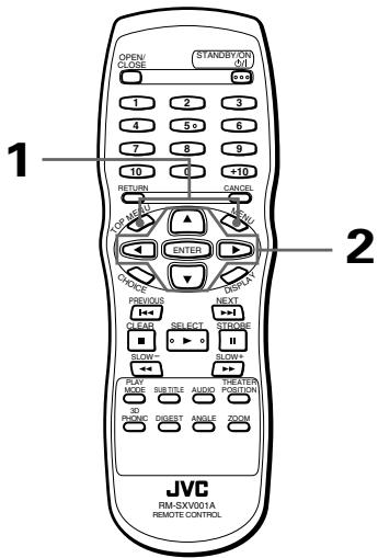 JVC XV-S300BK - To locate a desired scene from the DVD menu DVD - 1