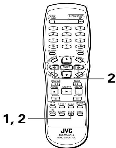 JVC XV-S300BK - To select a scene angle from the normal screen [ANGLE] - 1