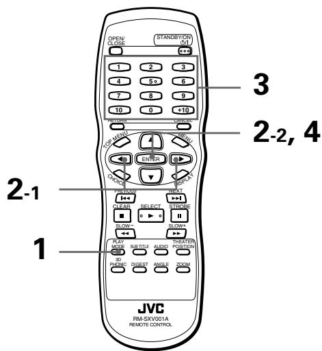 JVC XV-S300BK - To locate a desired scene by specifying the chapter number [CHAP.SEARCH] - 2