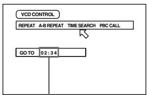 JVC XV-S300BK - To locate a desired position in the current title or track [TIME SEARCH] - 9
