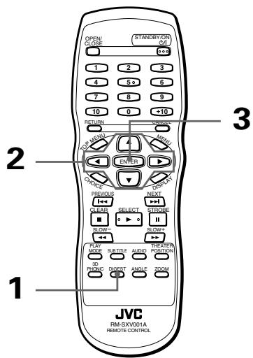 JVC XV-S300BK - To locate a desired scene from the display [DIGEST] DVD Video CD - 2