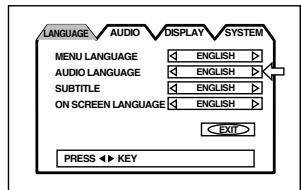 JVC XV-S300BK - AUDIO LANGUAGE - 1